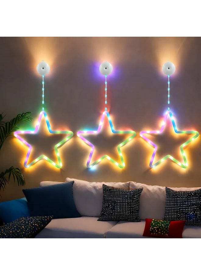 Suction Cup Star Light RGB Multicolor 12 Modes Warm White LED For Holiday Party Decor - Image 4