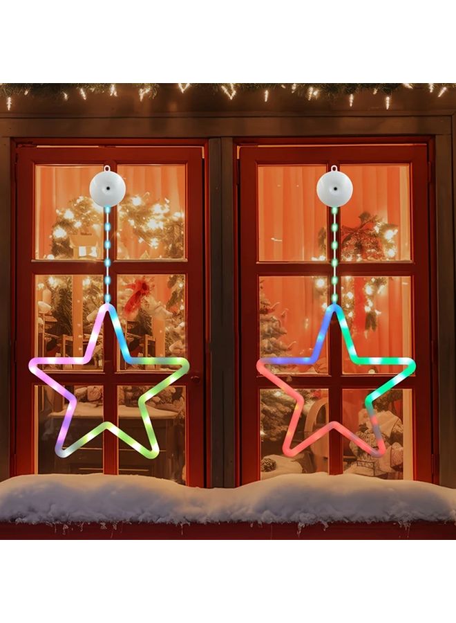 Suction Cup Star Light RGB Multicolor 12 Modes Warm White LED For Holiday Party Decor - Image 5