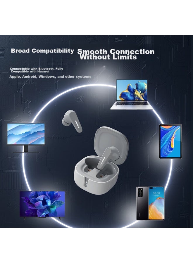 Sibyl Wireless Bluetooth Headphones With Noise Cancellation, Low Latency For Music, Gaming, Calls, In-ear Design, Compatible With Huawei, Apple, Honor, Oppo, Xiaomi, Vivo, Green - Image 2