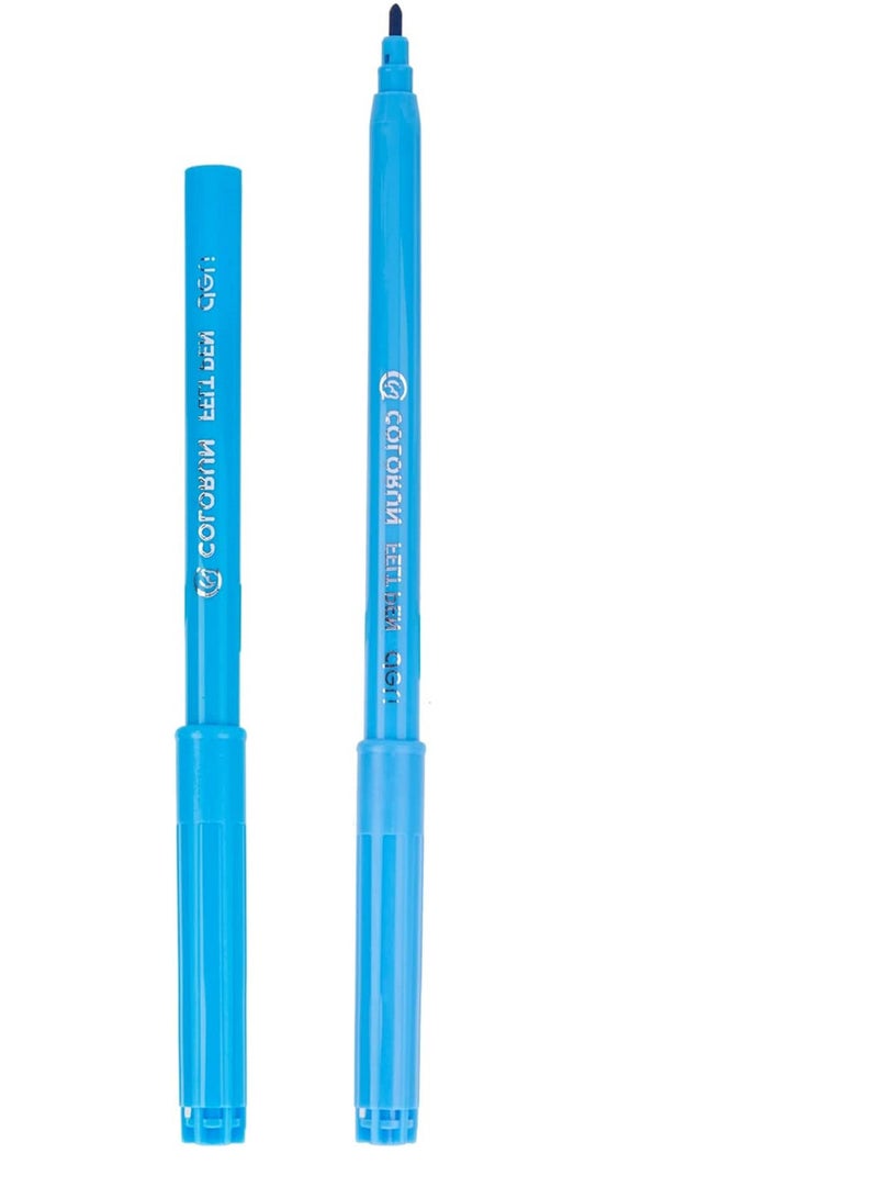 Deli Sketch Pen 12 Piece C10003 Bullet Tip 1.0mm Washable - Image 3