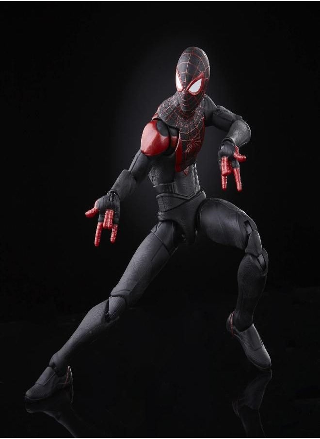 Spider-Man Spider-Man Marvel Legends Series Gamerverse Miles Morales 6-inch Collectible Action Figure Toy, 7 Accessories and 1 Build-A-Figure Part(s)  - Image 3