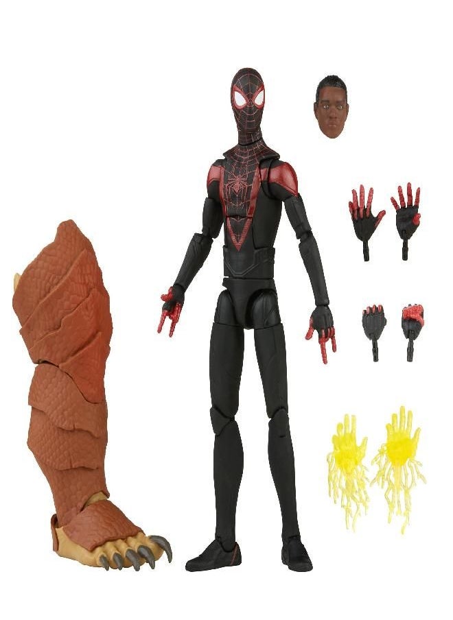 Spider-Man Spider-Man Marvel Legends Series Gamerverse Miles Morales 6-inch Collectible Action Figure Toy, 7 Accessories and 1 Build-A-Figure Part(s)  - Image 4