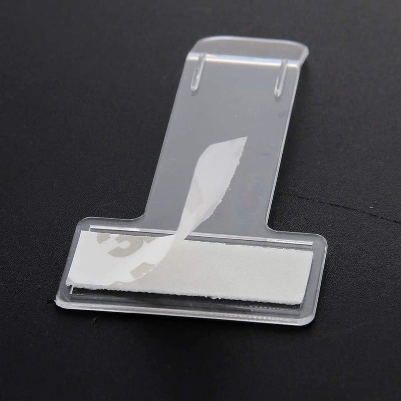 ROMILAS 2 Pcs Car Transparent Invoice Ticket Folder Car Windscreen Window Parking Permits Ticket Holder Clip - Image 3