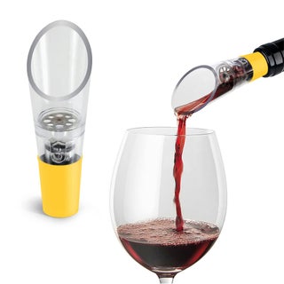 TenTen Labs Wine Aerator Pourer 2pack  Premium Aerating Spout and Decanter Set  No Drip and No Spill  Improve Taste and Smell Immediately  Gift Box Included  Yellow - pzsku/ZCF81CFFB3B957F3B7597Z/45/1749491158/35d4fd39-cc9c-45d5-8189-9394ac389284