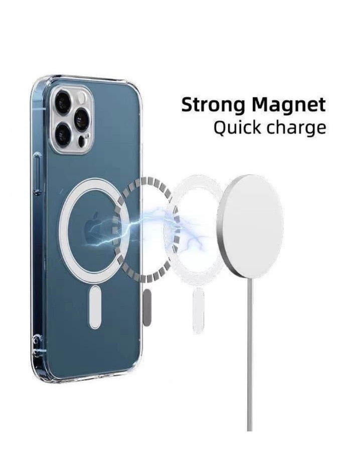 MagSafe Compatible Case Cover For Apple iPhone 13 Pro Max Clear - Image 3