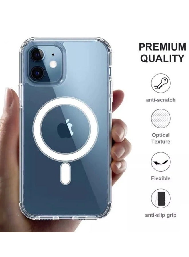 MagSafe Compatible Case Cover For Apple iPhone 13 Pro Max Clear - Image 5