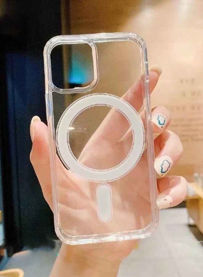 MagSafe Compatible Case Cover For Apple iPhone 13 Pro Max Clear - Image 2