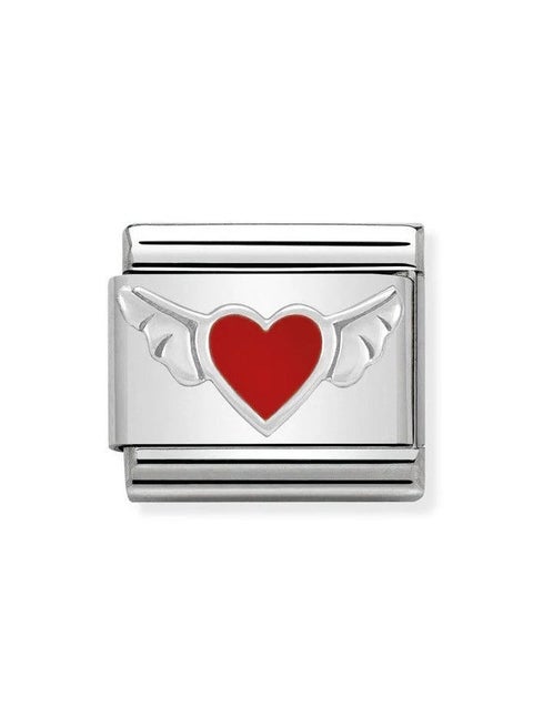 Dainty Heart- Silver Italian Charm