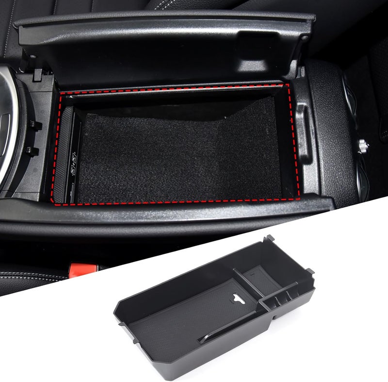 TOYCIDFG Car Center Armrest Storage Box Organizer Tray for Mercedes Benz GLC Class and C Class W205 (2015-2021) - Image 1