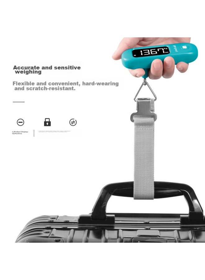 Pack All Electronic Luggage Scale, Compact And Portable, 50kg Capacity, High-definition Large Screen, Pink - Image 3