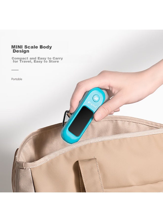Pack All Electronic Luggage Scale, Compact And Portable, 50kg Capacity, High-definition Large Screen, Pink - Image 2