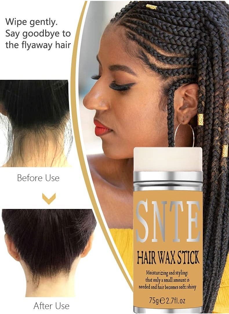 Samnyte - Non greasy styling wax for fly away and edge frizz hair 75ml - Image 1