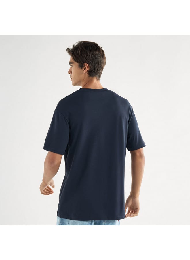 Starter Print T-shirt with Crew Neck and Short Sleeves - Image 3