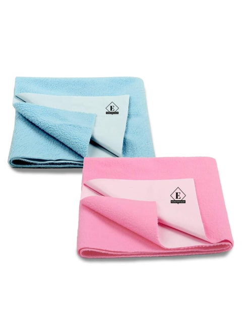 Edenwald Dry Sheet Small Small 70cm X 50cmPinkSky Blue