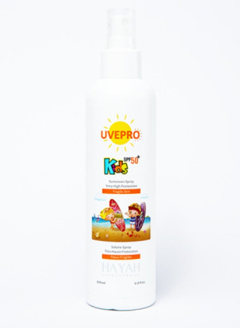 HAYAH Laboratiores Hayah Laboratories Kids Sunscreen Spray SPF50+ 200ml - Image 1