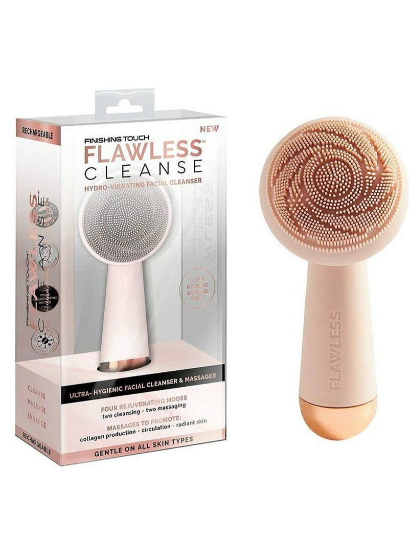 Finishing Touch Flawless Cleanse Silicone Face Scrubber and Facial Cleanser - Image 1