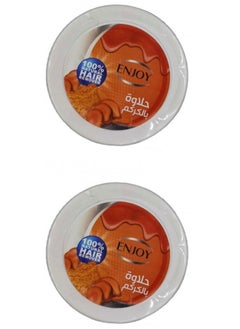 ENJOY Two pieces of sweetness for hair removal with turmeric, 400*2 g 