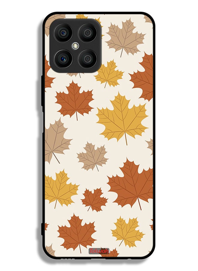 Tolwak Honor X8 4G Protective Case Cover Autumn Leaves - Image 2
