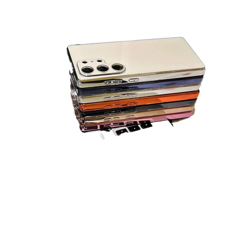 غطاء واقي، أخضر، زجاج جليدي مطلي كهربائياً، Glass، مقاوم للصدمات لـ Samsung S25 Ultra / Samsung S25 باللون الأخضر للعائلة أثناء التنقل للاستخدام العملي - Image 4