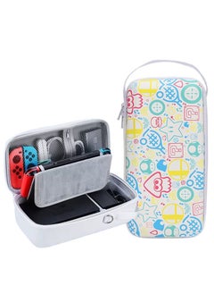 Carrying Storage Case for Nintendo Switch/Switch OLED - Built-in Stand - Fit AC Charger Adapter, Switch Dock/Pro Controller - Portable Travel Case Pouch for Switch Console Pro Controller Accessories