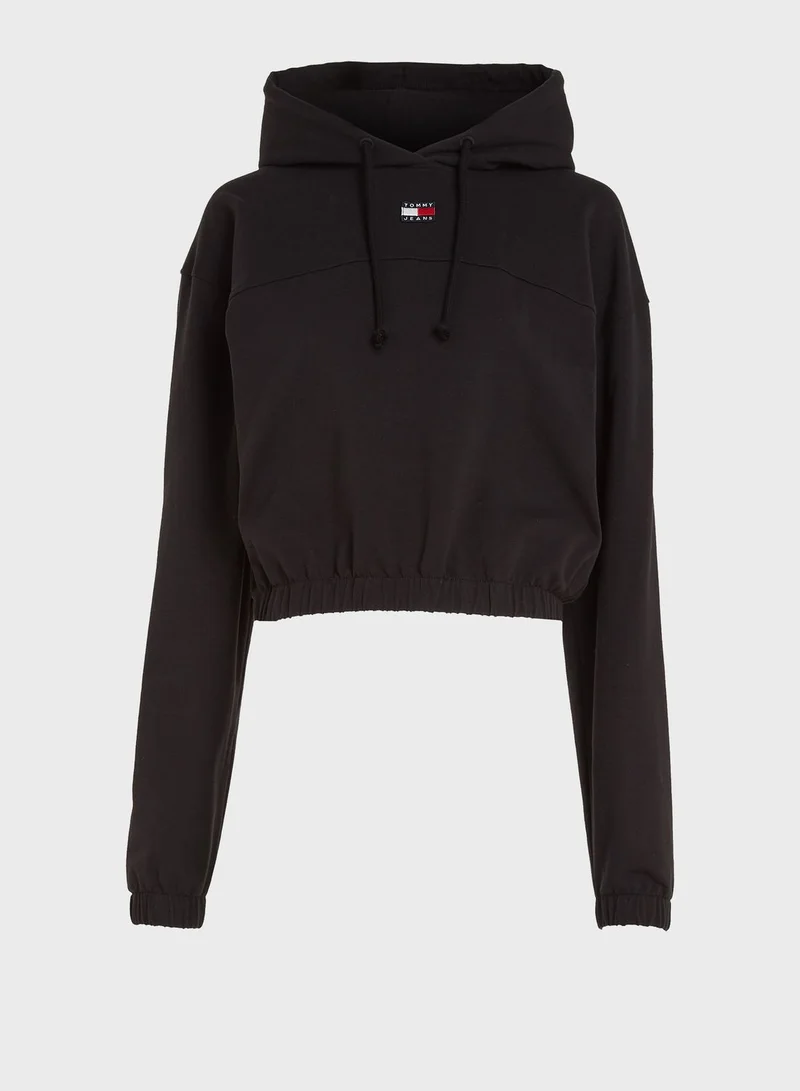 TOMMY JEANS Logo Knitted Hoodie