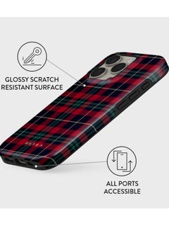 BURGA Luxury Styled Marble iPhone 16  Pro Max Phone Case Compatible with Double Layer Silicone Protective Case Sweater Weather  - Image 3