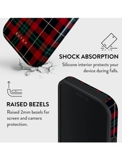 BURGA Luxury Styled Marble iPhone 16  Pro Max Phone Case Compatible with Double Layer Silicone Protective Case Sweater Weather  - Image 2