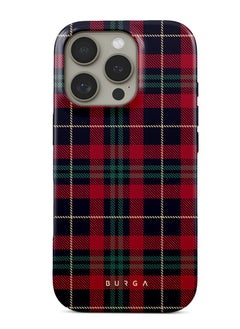 BURGA Luxury Styled Marble iPhone 16  Pro Max Phone Case Compatible with Double Layer Silicone Protective Case Sweater Weather  - Image 1