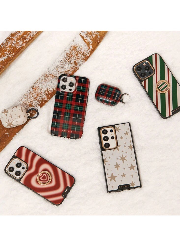BURGA - Luxury Styled Marble iPhone 16  Pro Max Phone Case Compatible with Double Layer Silicone Protective Case Sweater Weather - Image 1