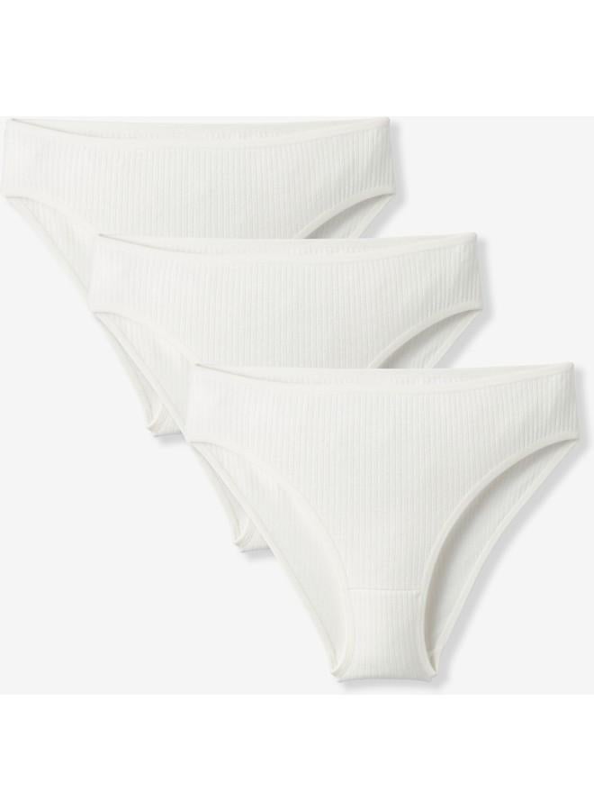 JUNE Women 3-Pack Panties Ecru - Image 1
