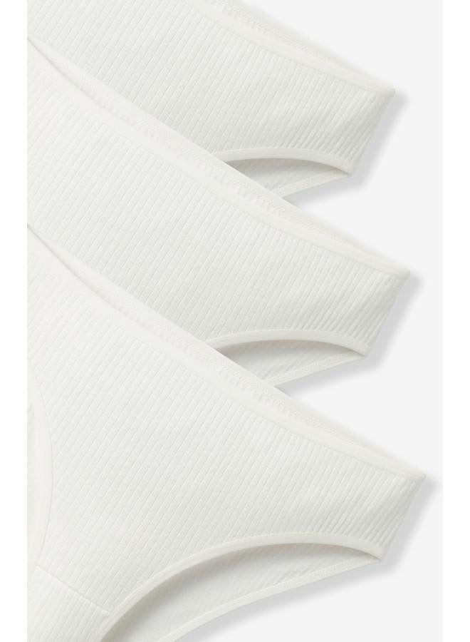 JUNE Women 3-Pack Panties Ecru - Image 3