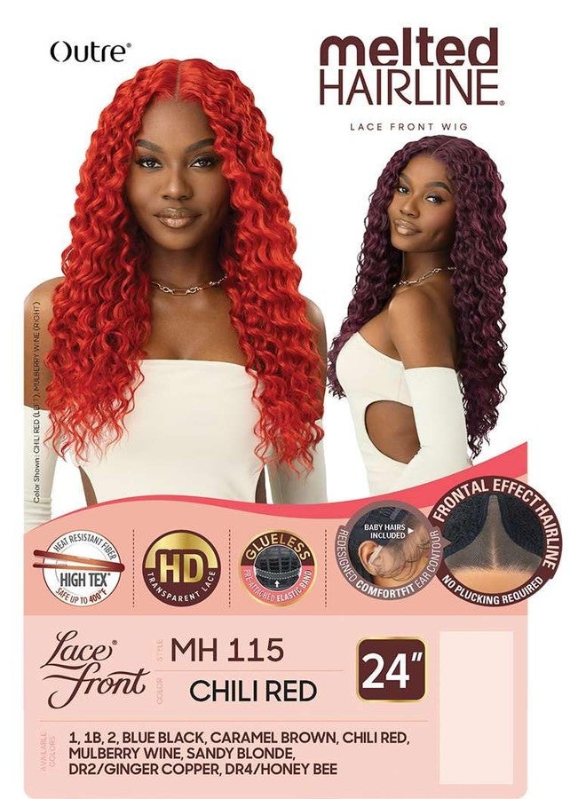 Outre Lace Front Wig - Melted Hairline - MH 115 (DR4/HONEY BEE) - Image 2