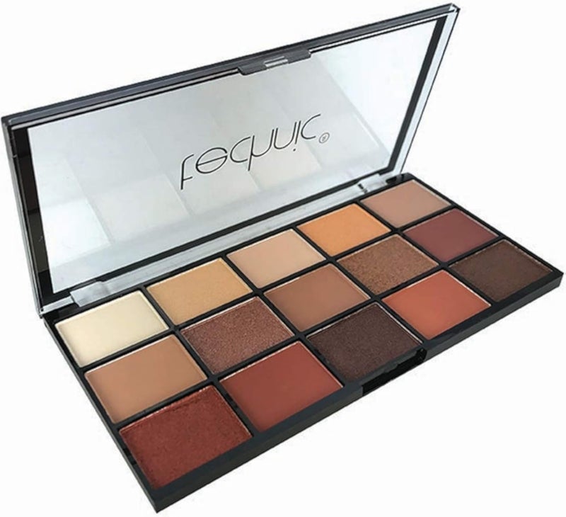 Technic 15 colours eyeshadow palette - bronze & beautiful