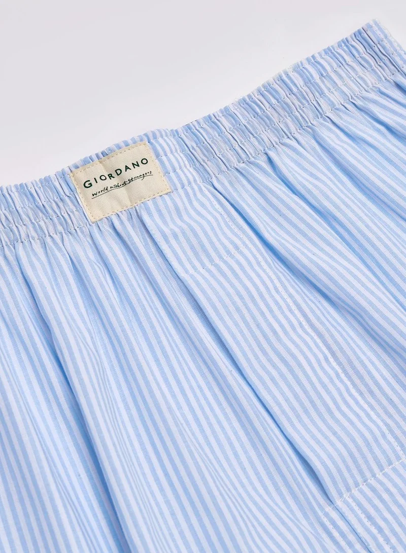 Men's Regular Fit Cotton Poplin Boxers 3-Pack