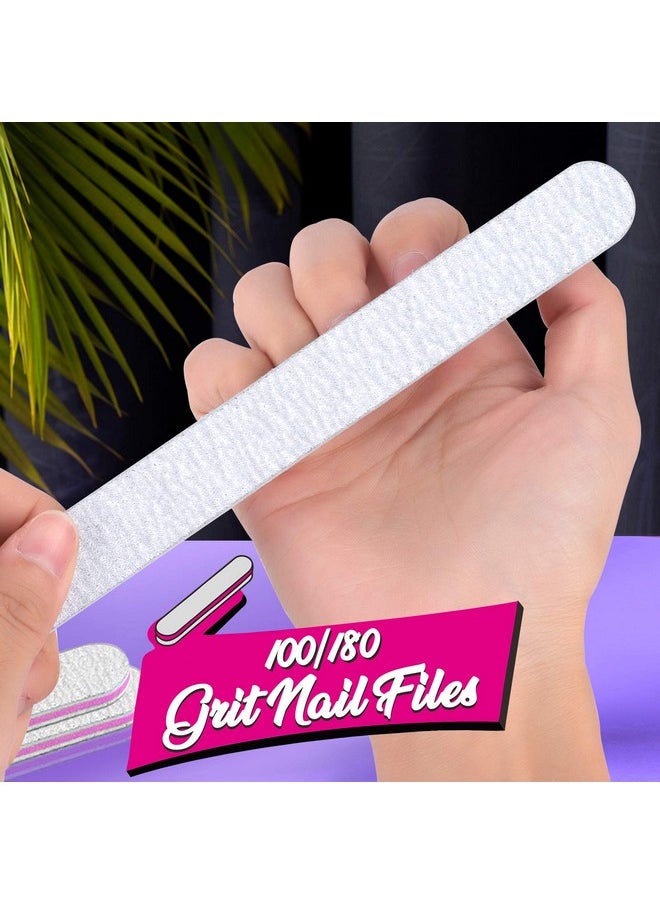 FANDAMEI Nail File And Buffer Professional Manicure Tools Kit. 8Pcs Rectangular Nail Buffer Block 8Pcs Nail File 2Pcs 7 Way Nail File & 2Pcs Nail Polishing Buffer. Nail Care File Buffer Tool  - Image 3