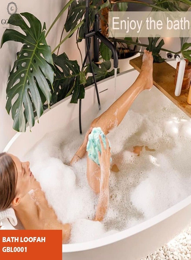 Gorgio Professional Gentle Bath Loofah for Body Wash and Deep Cleansing, Soft & Reusable Shower Puff for Women & Men (Color May Vary) - Image 5