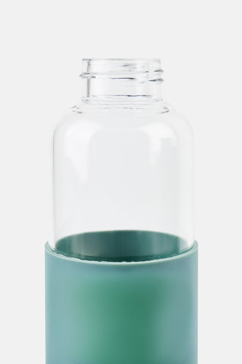 Catherine Malandrino Glass Water Bottle With Silicone Sleeve 550 ml, Turquoise  - Image 3