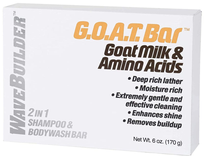 Wavebuilder GOAT Bar Goat Milk Amino Acids 2 in 1 Shampoo Bodywash BAr - Image 1