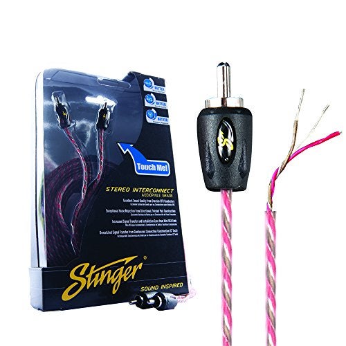 Stinger SI4217 17-Foot 2-Channel 4000 Series Interconnect RCA Cable Wire Red - Image 2