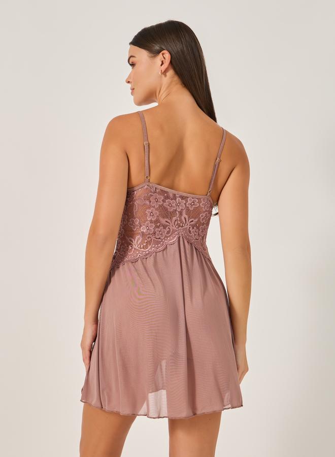 Styli Styli Lace Babydoll Lingerie  - Image 4