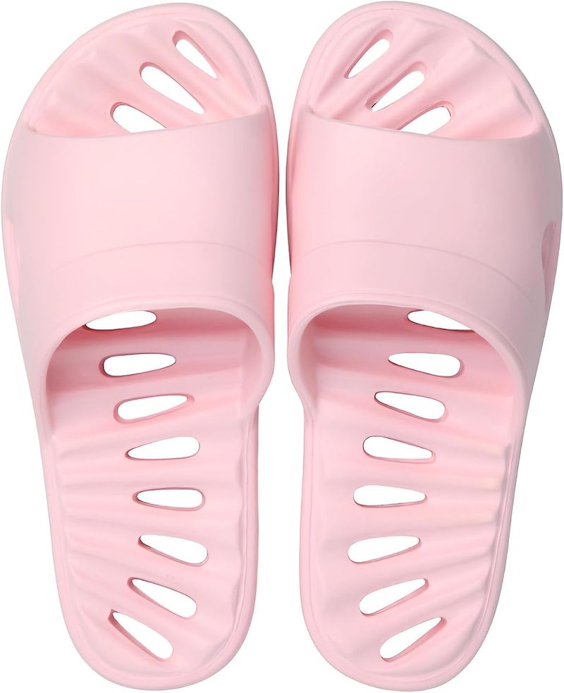 Excefore Quick-Drying Shower Slippers for Women and Men, Anti-Slip Water Resistant Bath Sandals, Lightweight Comfortable Pool Shoes, Beach Flip Flops for Summer and Spa, Usesize to 40-41 - Image 1