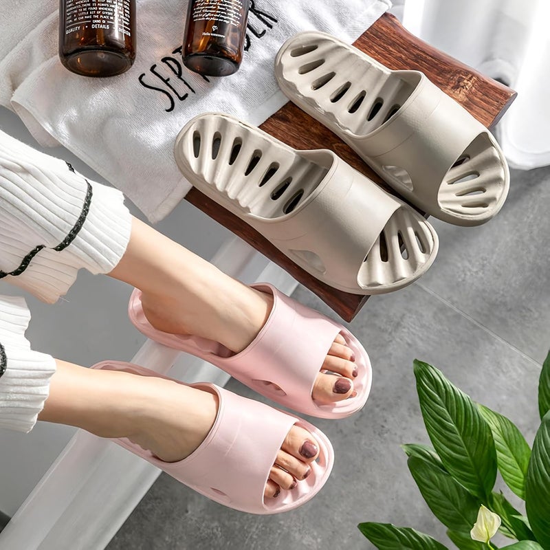 Excefore Quick-Drying Shower Slippers for Women and Men, Anti-Slip Water Resistant Bath Sandals, Lightweight Comfortable Pool Shoes, Beach Flip Flops for Summer and Spa, Usesize to 40-41 - Image 2