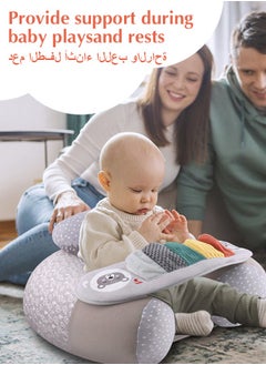 ماركة غير محددة مقعد طفل نفخ مع غطاء للرضع من 3-36 أشهر ، كرسي طفل محمول ، مقعد مع علبة استشعار حركة قابلة للإزالة ، مقعد طفل للجلوس ، بيانو  - Image 2