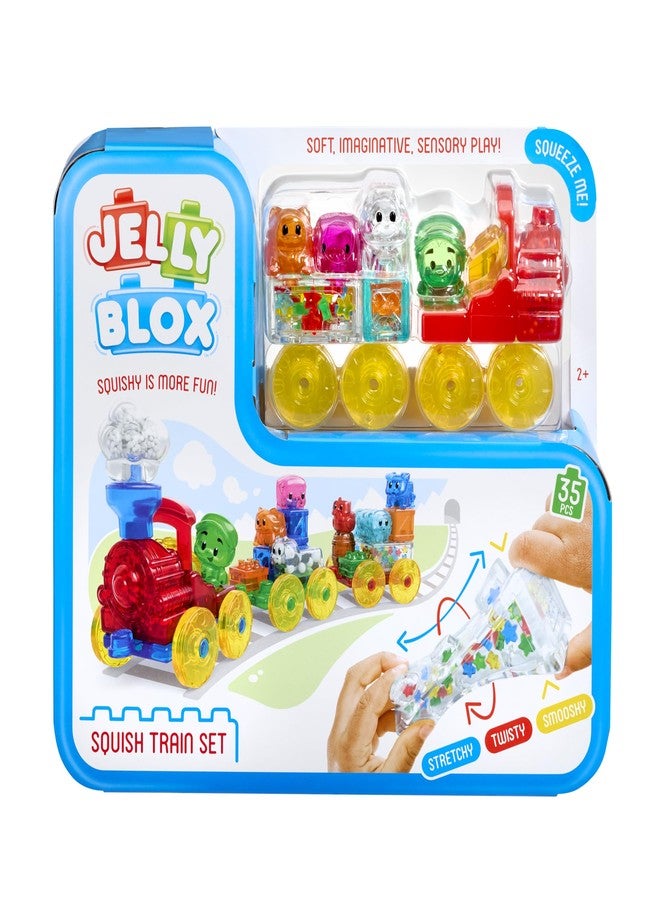 Jelly Blox Squish Train Set | 35 Pieces | Toddler & Preschool - Image 1