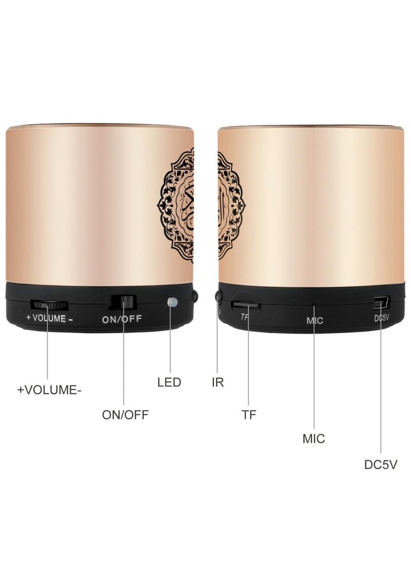 ELTRAZONE Remote Control Portable Quran Speaker – 8GB MP3 Player, TF & Micro SD Card Support, FM Radio, USB Rechargeable, Quran Translator - Image 3