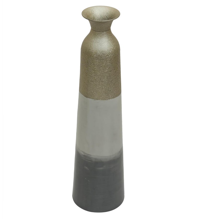 Vedas Exports Multicolor Xiti Metal Floor Vase Home Decor Size 75 x 28 inches - Image 3