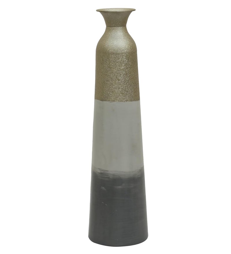 Vedas Exports Multicolor Xiti Metal Floor Vase Home Decor Size 75 x 28 inches - Image 2