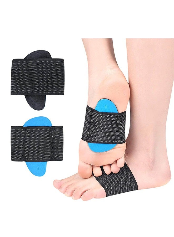 FASHION MANIA Copper Arch Support, Arch Pain Relief Plus Support, Foot Arch Support/Sleeves- Plantar Fasciitis Relief, Foot Care, Heel Spurs, Feet Pain Relief,Flat Feet.(1 Pair Black - Unisex One Size) - Image 1