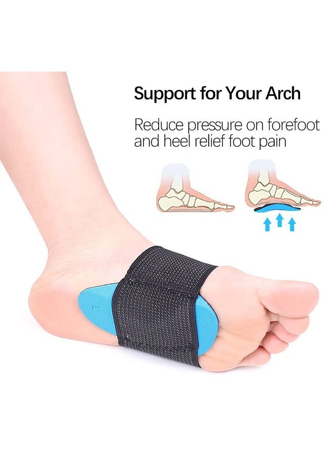 FASHION MANIA Copper Arch Support, Arch Pain Relief Plus Support, Foot Arch Support/Sleeves- Plantar Fasciitis Relief, Foot Care, Heel Spurs, Feet Pain Relief,Flat Feet.(1 Pair Black - Unisex One Size) - Image 2