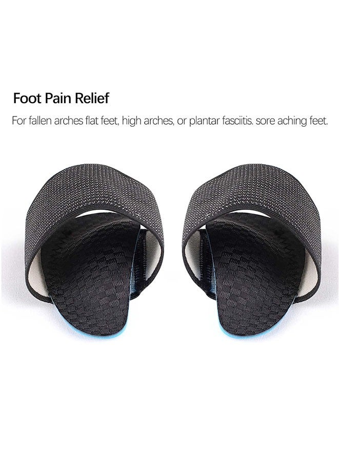 FASHION MANIA Copper Arch Support, Arch Pain Relief Plus Support, Foot Arch Support/Sleeves- Plantar Fasciitis Relief, Foot Care, Heel Spurs, Feet Pain Relief,Flat Feet.(1 Pair Black - Unisex One Size) - Image 5